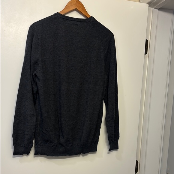 Volcom Gray Crewneck Sweater Classic Knit - Picture 2 of 4